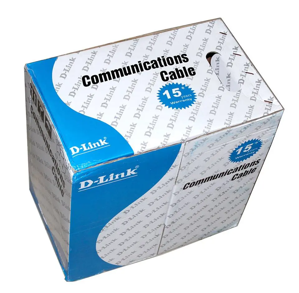 D-Link CAT-6 White Network Cable - 1 Box