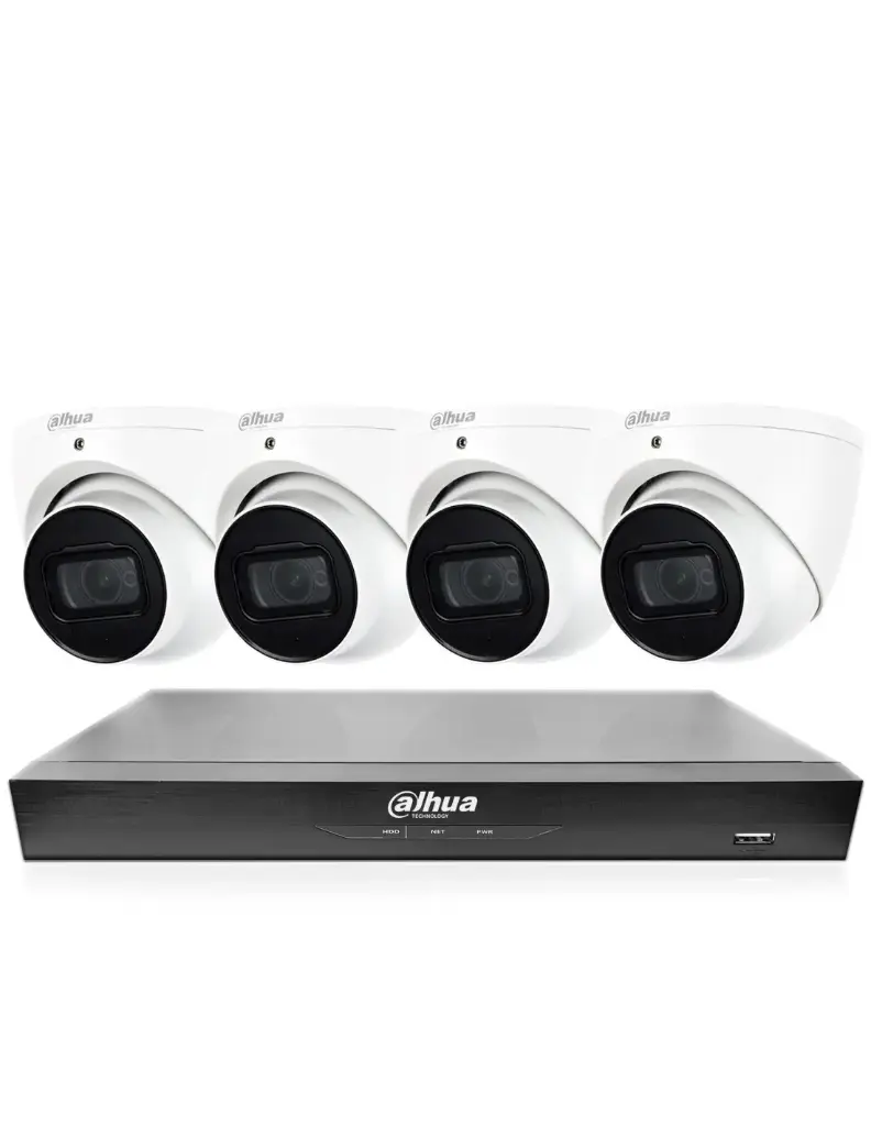 4 Camera Package (Brand: Dahua)