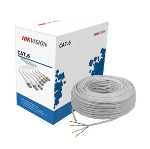 HIKVISION CAT-6 White Network Cable - 1 Box 