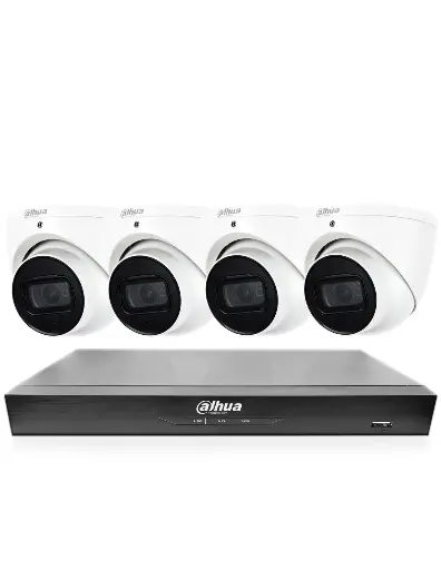 4 Camera Package (Brand: Dahua)